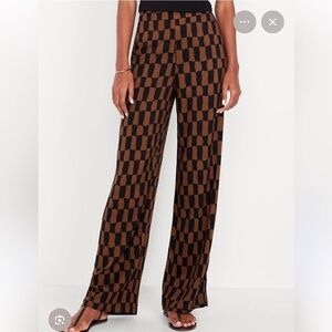 High-Waisted Playa Wide-Leg Pants